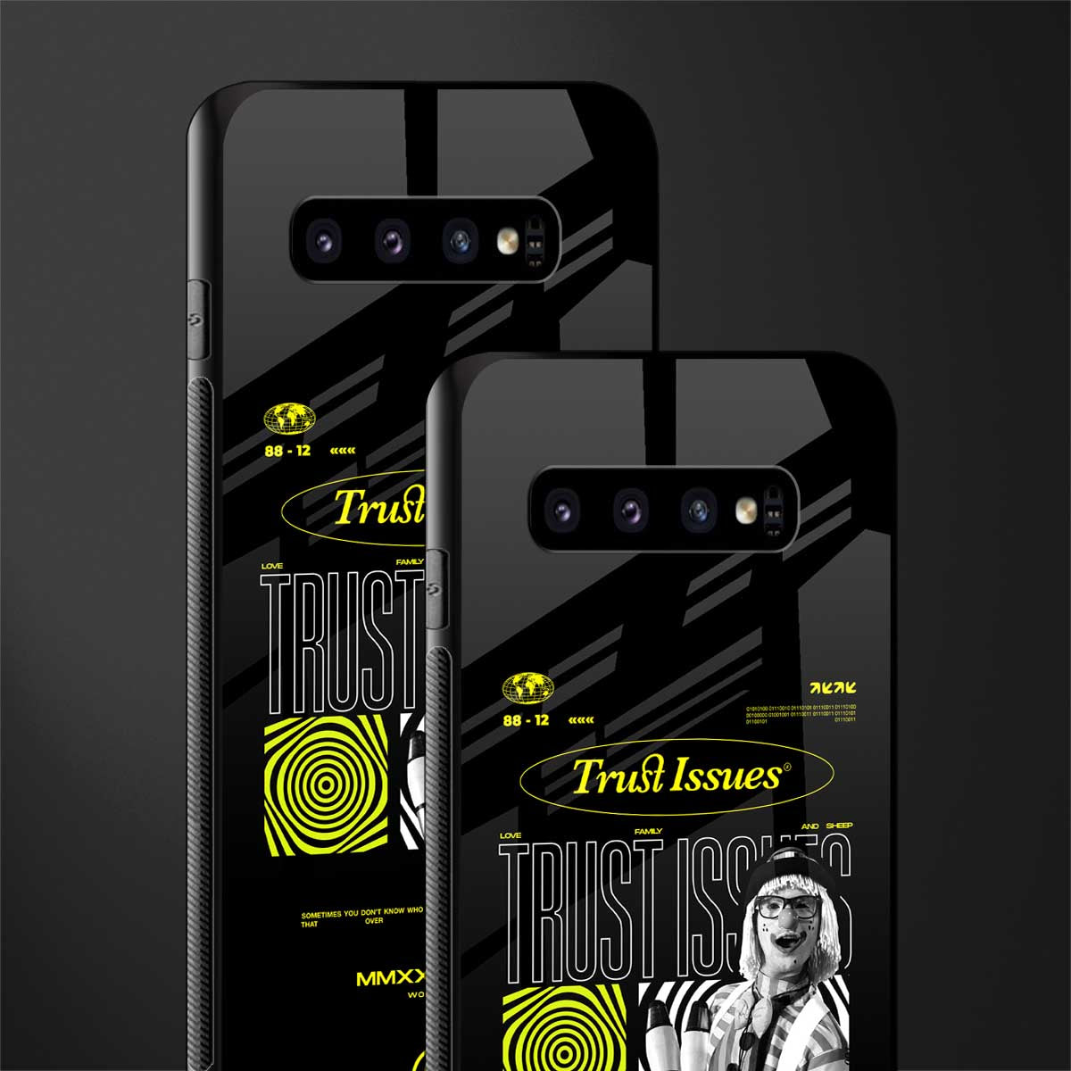 trust issues glass case for samsung galaxy s10 plus image-2