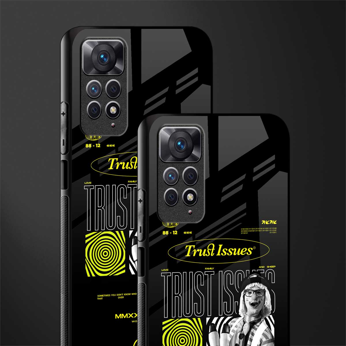 trust issues glass case for redmi note 11 pro image-2