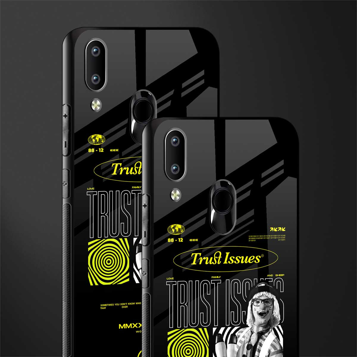 trust issues glass case for vivo y91 image-2