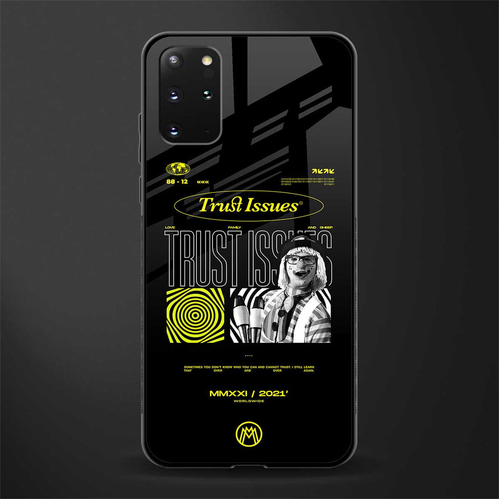 trust issues glass case for samsung galaxy s20 plus image