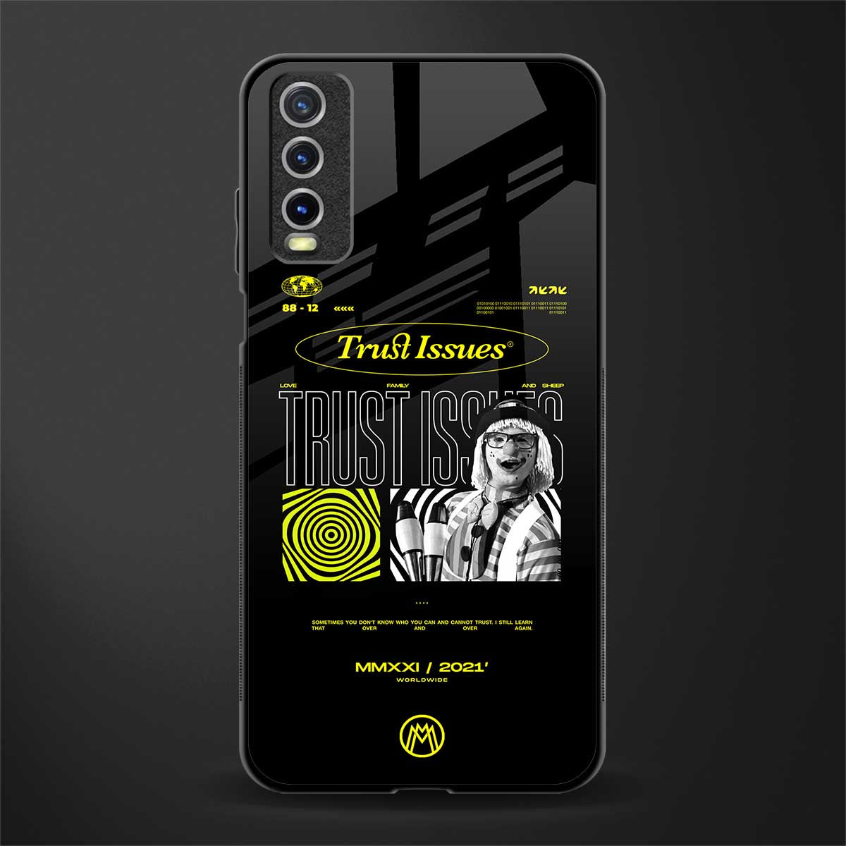 trust issues glass case for vivo y20svivo y20avivo y20g image