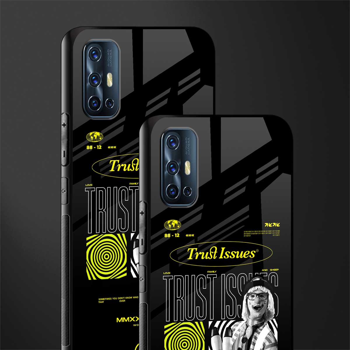 trust issues glass case for vivo v17 image-2