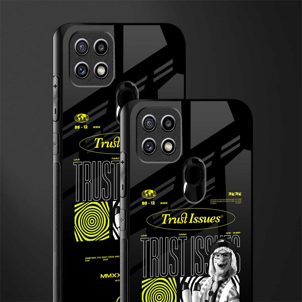 trust issues glass case for oppo a15 image-2