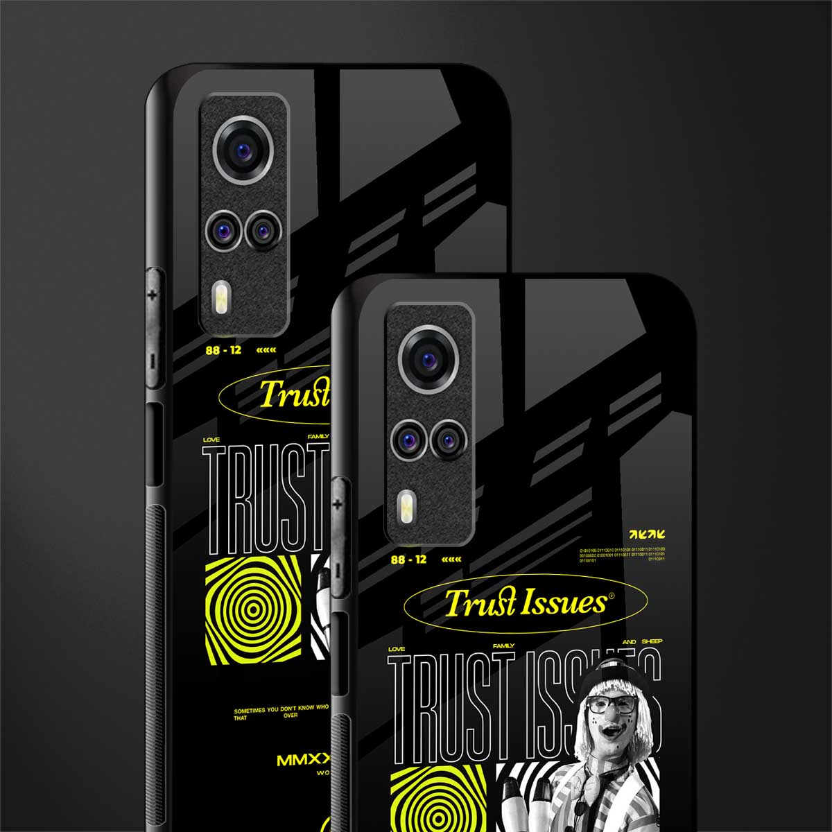 trust issues glass case for vivo y51 image-2