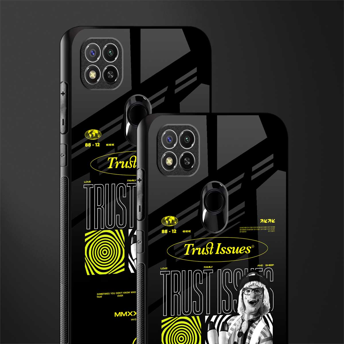 trust issues glass case for poco c31 image-2