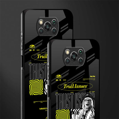 trust issues glass case for poco x3 pro image-2