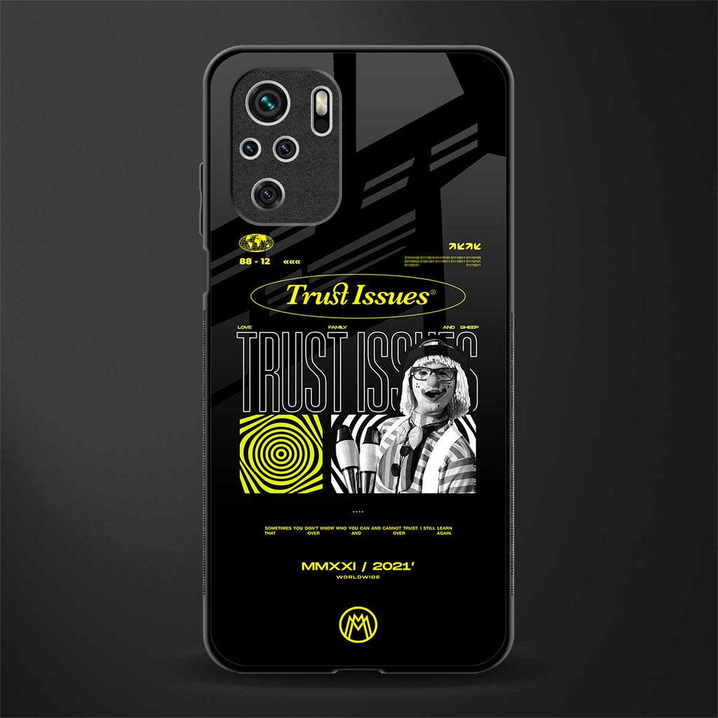 trust issues glass case for redmi note 10s image