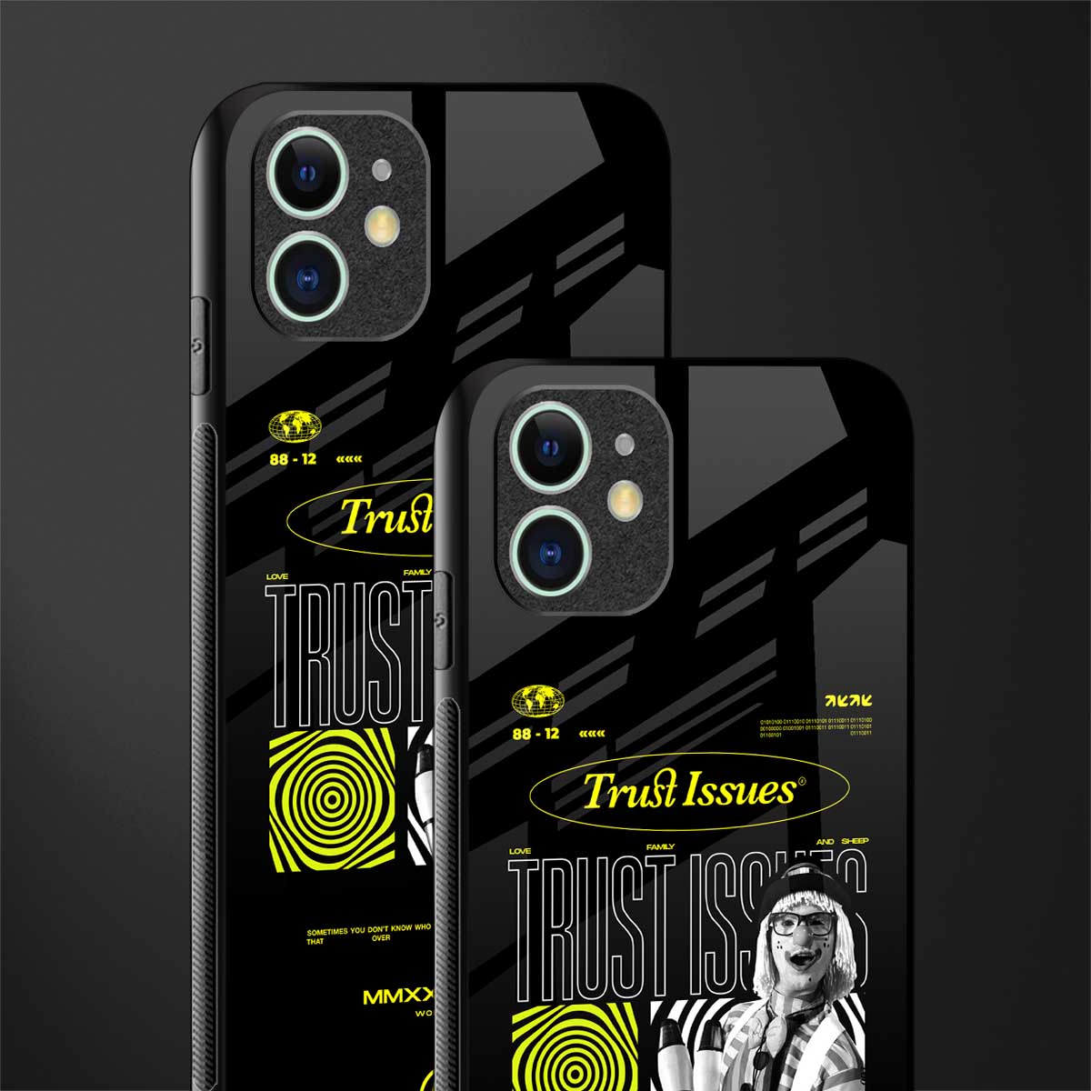 trust issues glass case for iphone 11 image-2