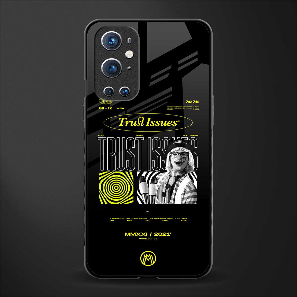 trust issues glass case for oneplus 9 pro image