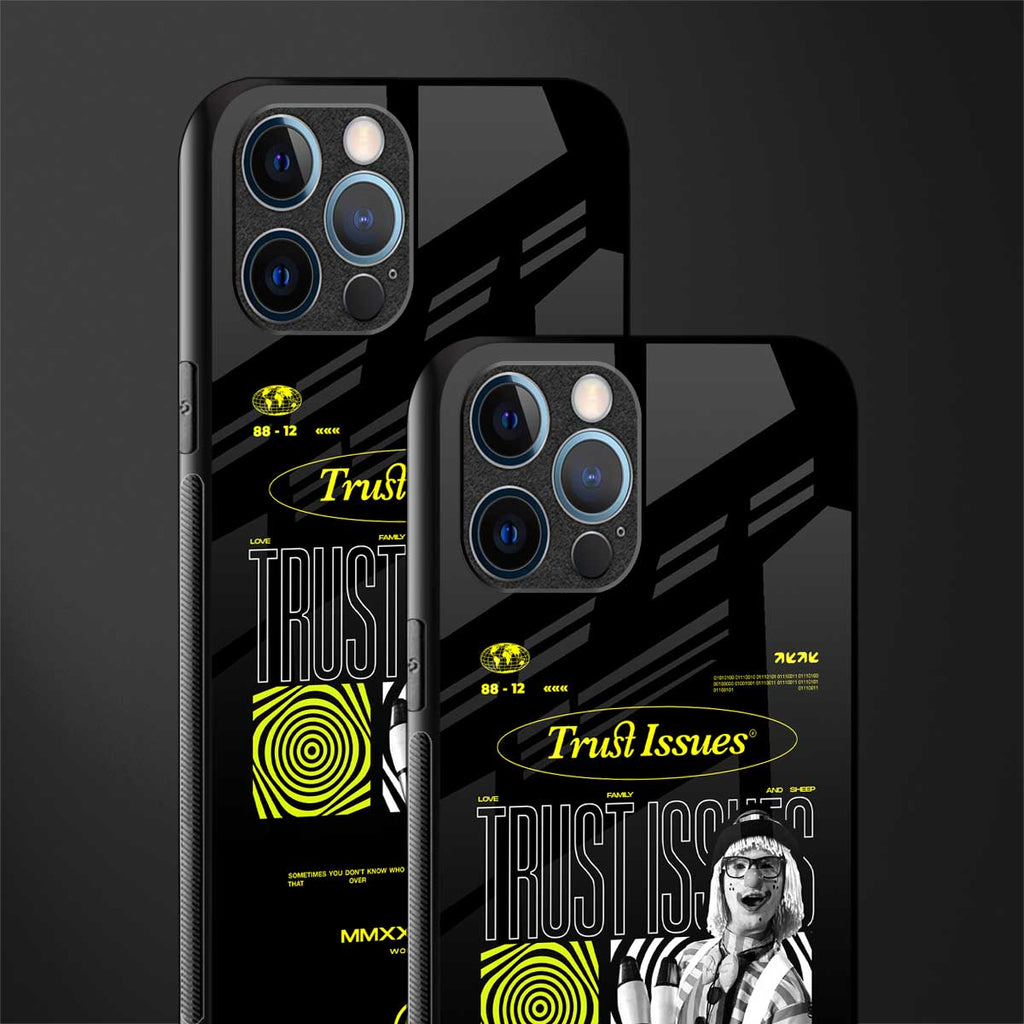trust issues glass case for iphone 12 pro max image-2