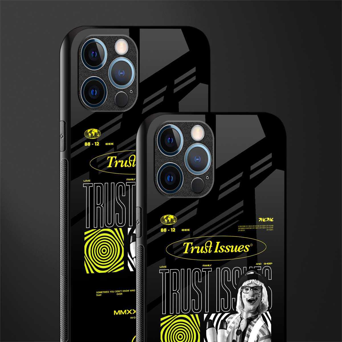 trust issues glass case for iphone 12 pro max image-2
