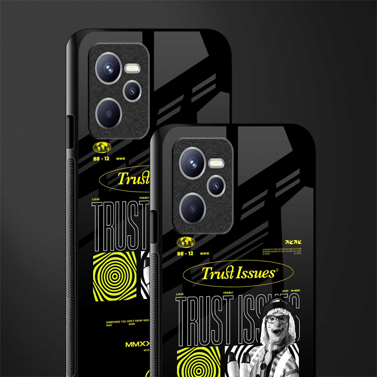 trust issues glass case for realme c35 image-2