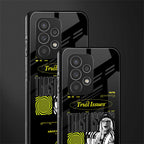 trust issues back phone cover | glass case for samsung galaxy a73 5g