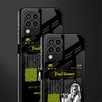 trust issues back phone cover | glass case for samsung galaxy m33 5g