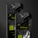 trust issues back phone cover | glass case for oneplus 10r 5g