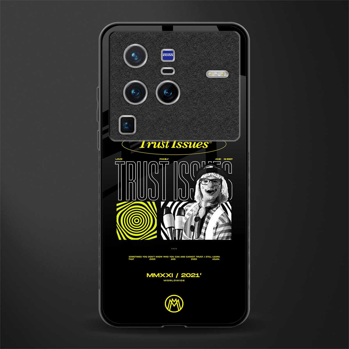 trust issues glass case for vivo x80 pro 5g image