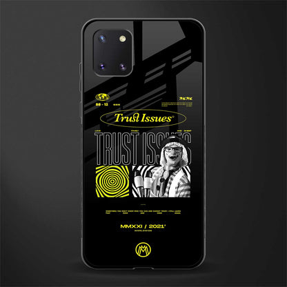 trust issues glass case for samsung a81 image