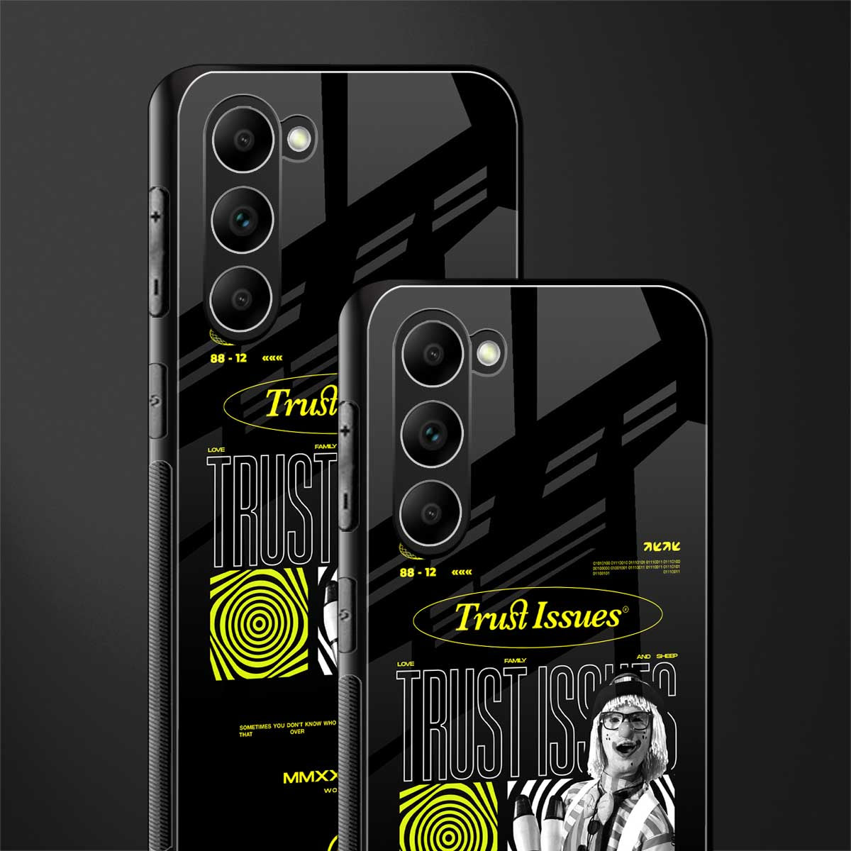 Trust-Issues-Glass-Case for phone case | glass case for samsung galaxy s23 plus