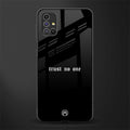 trust no one aesthetic quote glass case for samsung galaxy m51 image