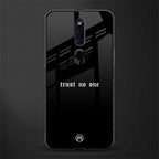 trust no one aesthetic quote glass case for oppo f11 pro image