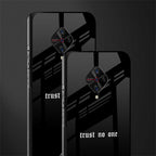 trust no one aesthetic quote glass case for vivo s1 pro image-2