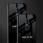 trust no one aesthetic quote glass case for vivo v17 pro image-2