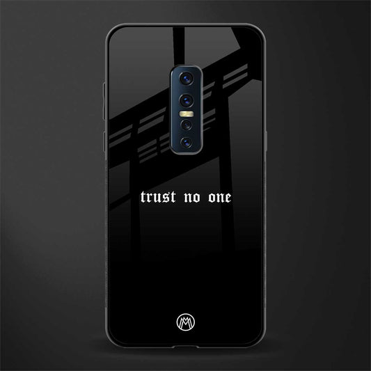 trust no one aesthetic quote glass case for vivo v17 pro image