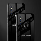 trust no one aesthetic quote glass case for vivo v15 image-2