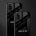 trust no one aesthetic quote glass case for samsung galaxy a31 image-2
