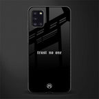 trust no one aesthetic quote glass case for samsung galaxy a31 image