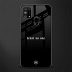 trust no one aesthetic quote glass case for samsung galaxy f41 image