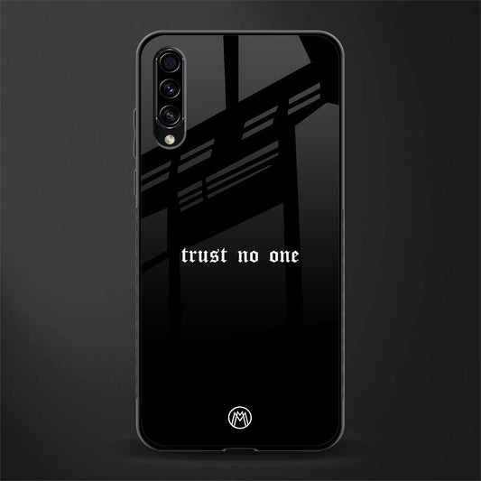 trust no one aesthetic quote glass case for samsung galaxy a50 image