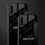 trust no one aesthetic quote glass case for samsung galaxy a70 image-2