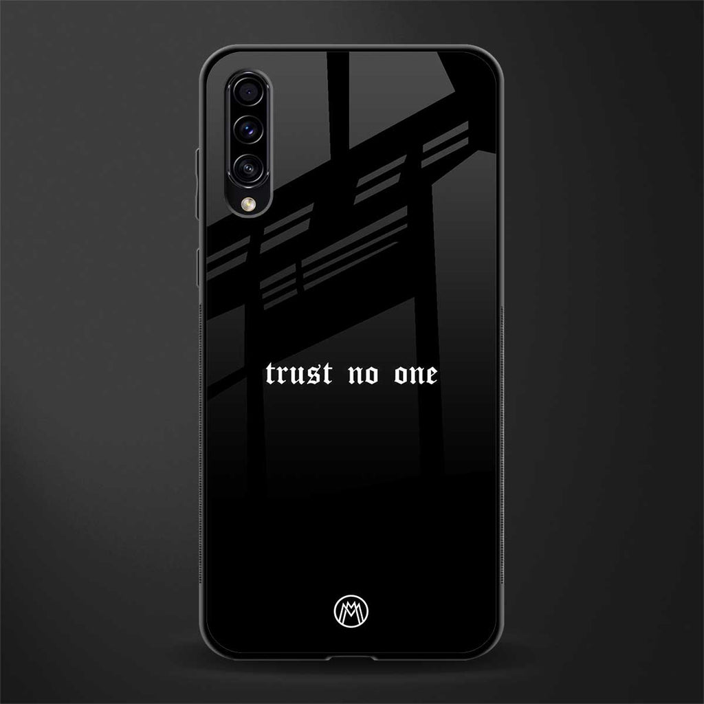 trust no one aesthetic quote glass case for samsung galaxy a70 image