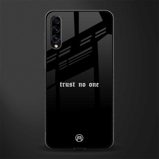 trust no one aesthetic quote glass case for samsung galaxy a70 image