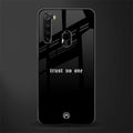 trust no one aesthetic quote glass case for redmi note 8 image