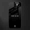 trust no one aesthetic quote glass case for redmi note 8 pro image