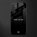 trust no one aesthetic quote glass case for realme 6 image