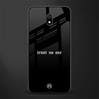 trust no one aesthetic quote glass case for redmi 8a image