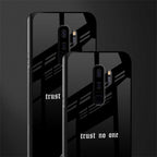 trust no one aesthetic quote glass case for samsung galaxy s9 plus image-2