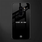 trust no one aesthetic quote glass case for samsung galaxy s9 plus image