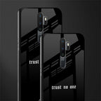 trust no one aesthetic quote glass case for oppo a5 2020 image-2
