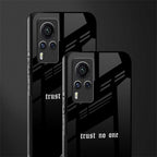 trust no one aesthetic quote glass case for vivo x60 pro image-2