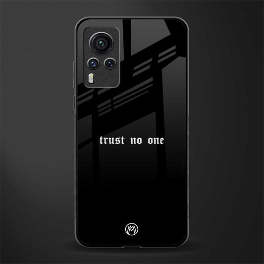 trust no one aesthetic quote glass case for vivo x60 pro image