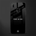 trust no one aesthetic quote glass case for realme 3 pro image