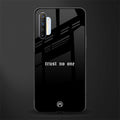 trust no one aesthetic quote glass case for realme x2 image