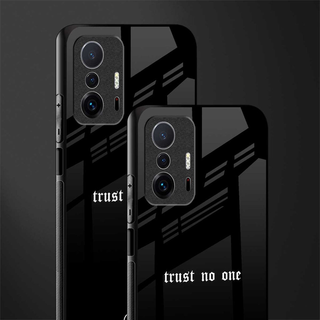 trust no one aesthetic quote glass case for mi 11t pro 5g image-2