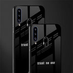 trust no one aesthetic quote glass case for samsung galaxy a20s image-2