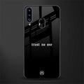trust no one aesthetic quote glass case for samsung galaxy a20s image