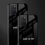 trust no one aesthetic quote glass case for samsung galaxy s10 lite image-2